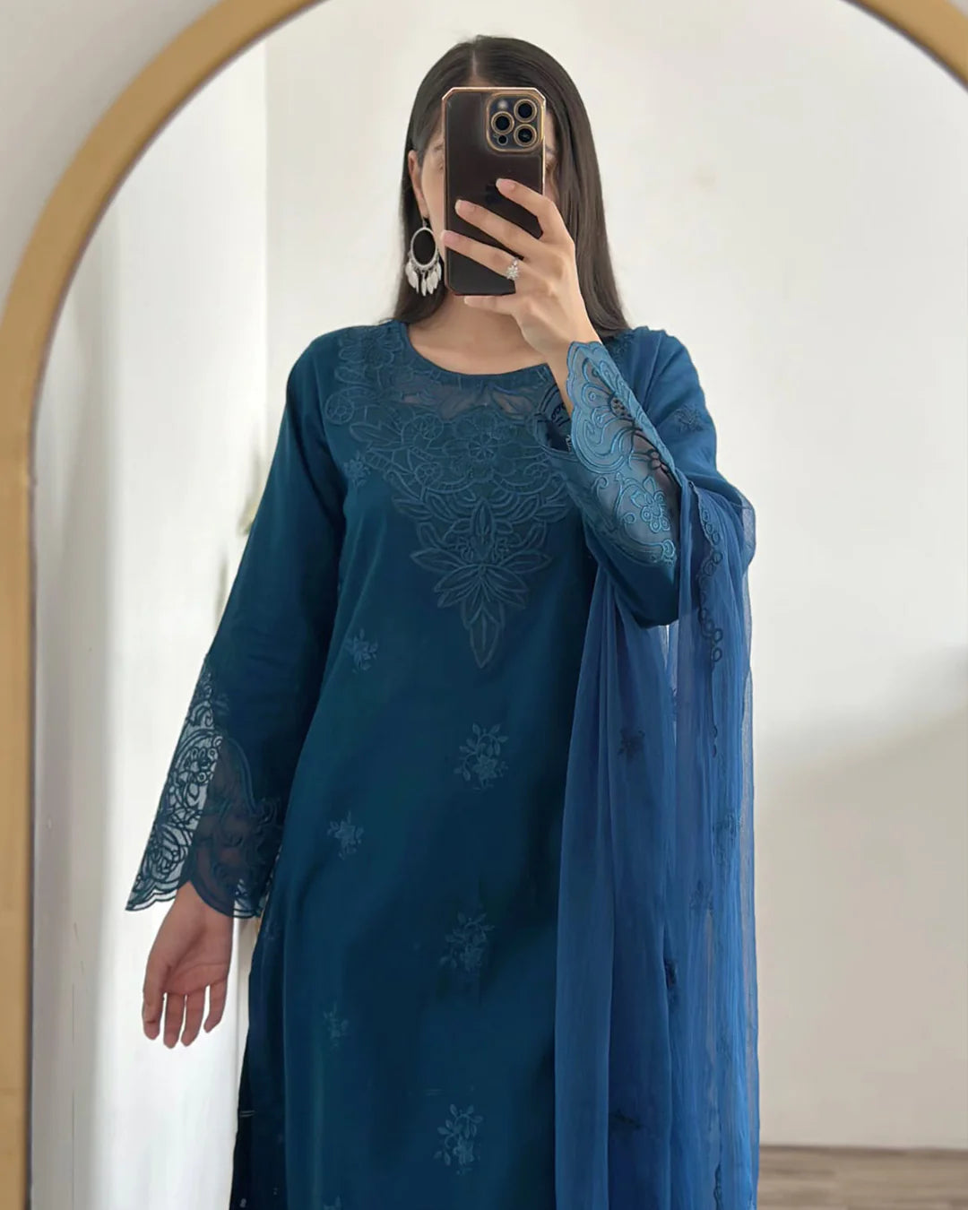 Mystic Glaze - 3 Piece Embroidered Suit