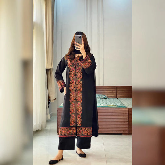 Koyal Black embroidered 3PC