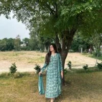 3 Piece Printed Khaddar Suit – 316