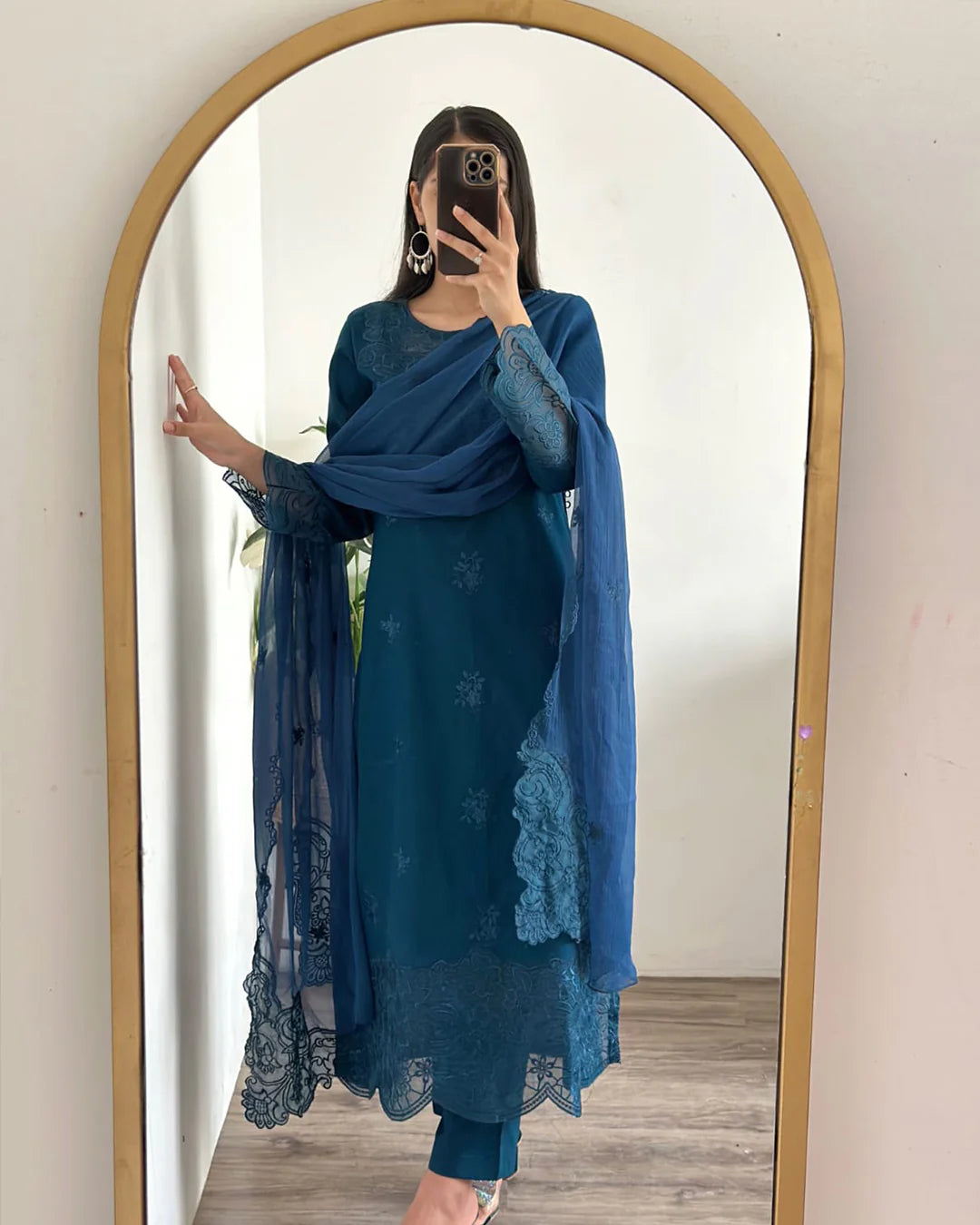 Mystic Glaze - 3 Piece Embroidered Suit